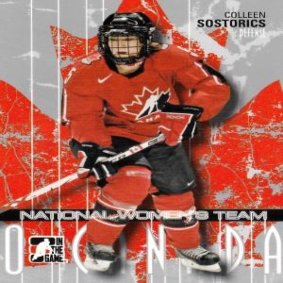 COLLEEN SOSTORICS - 2007 NATIONAL WOMENS TEAM IN THE GAME SERIES HOCKEY CARD - Picture 1 of 2